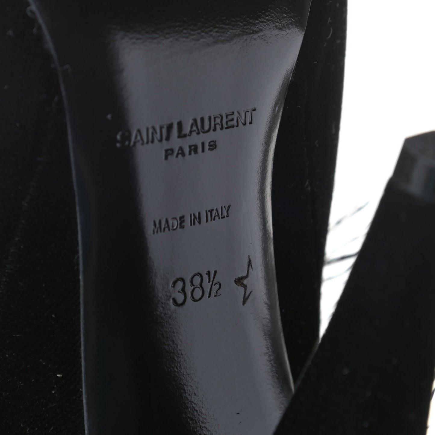 Velluto Master Ostrich Yeti 110 Over The Knee Boots 38.5 Black