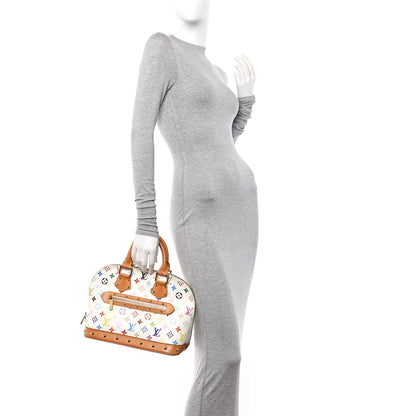 Louis Vuitton Monogram Multicolor Alma White 2 of 13