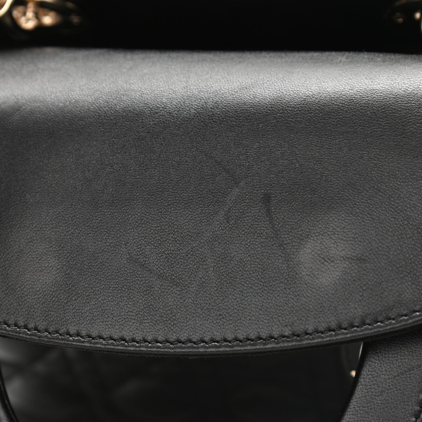 Lambskin Cannage Medium Lady Dior Black
