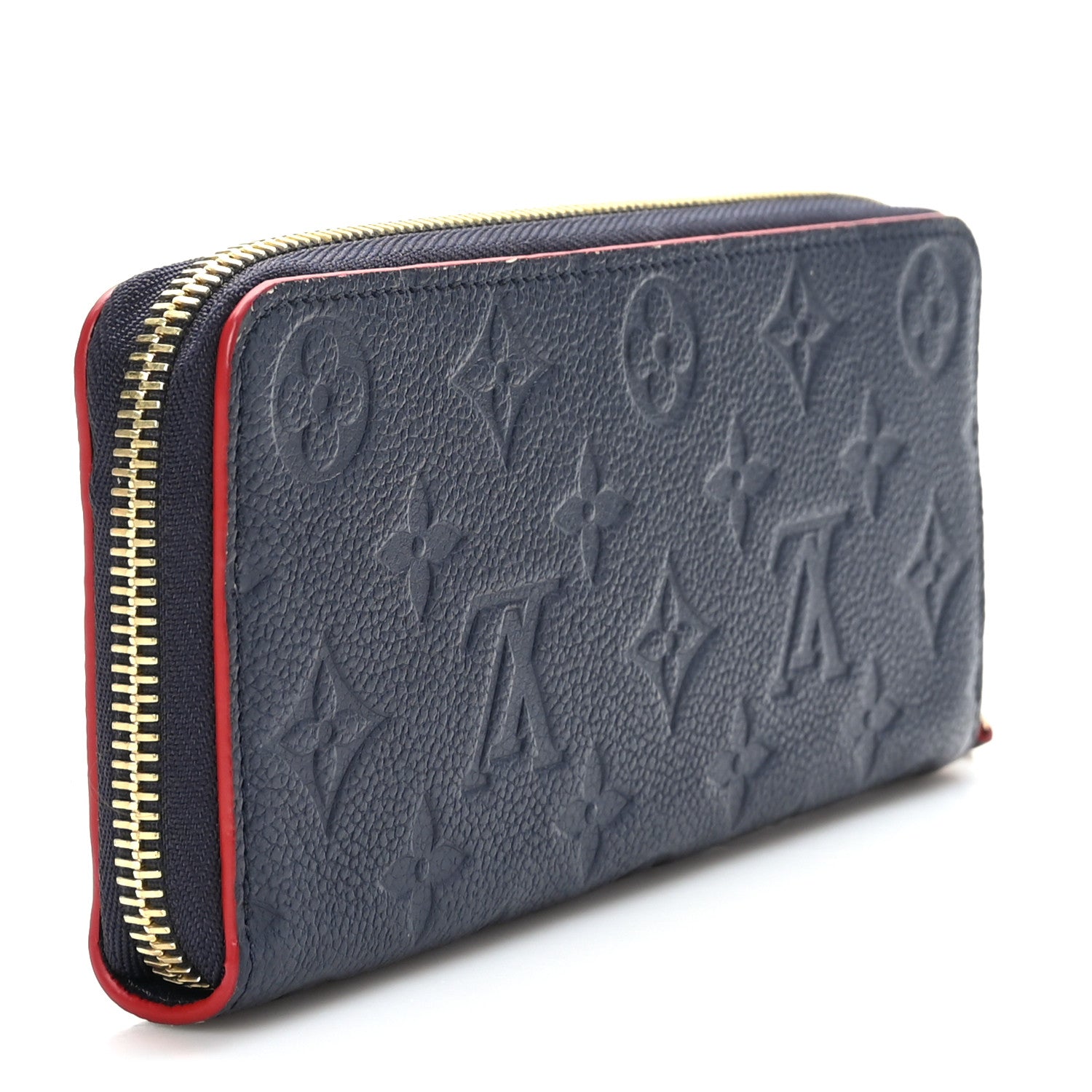 Louis Vuitton Empreinte Clemence Wallet Marine Rouge 3 of 7