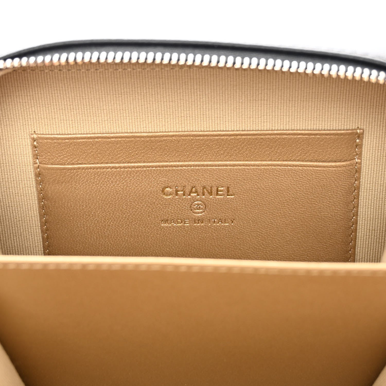 Chanel Lambskin Quilted CC Pearl Crush Camera Case Black 6 of 11