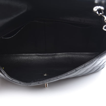 Chanel Lambskin Quilted East West Flap Black 5 of 10
