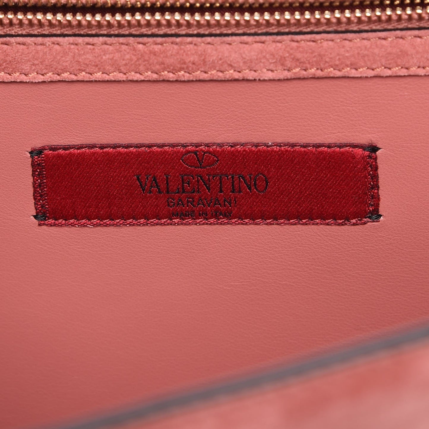 Suede Panther Shoulder Bag Antique Rose