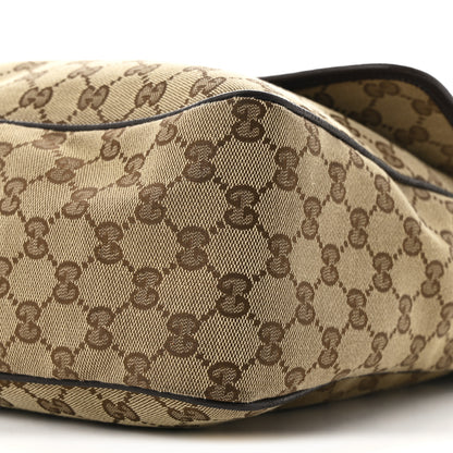 Gucci Monogram Web Medium Flap Messenger Beige Dark Brown 10 of 12