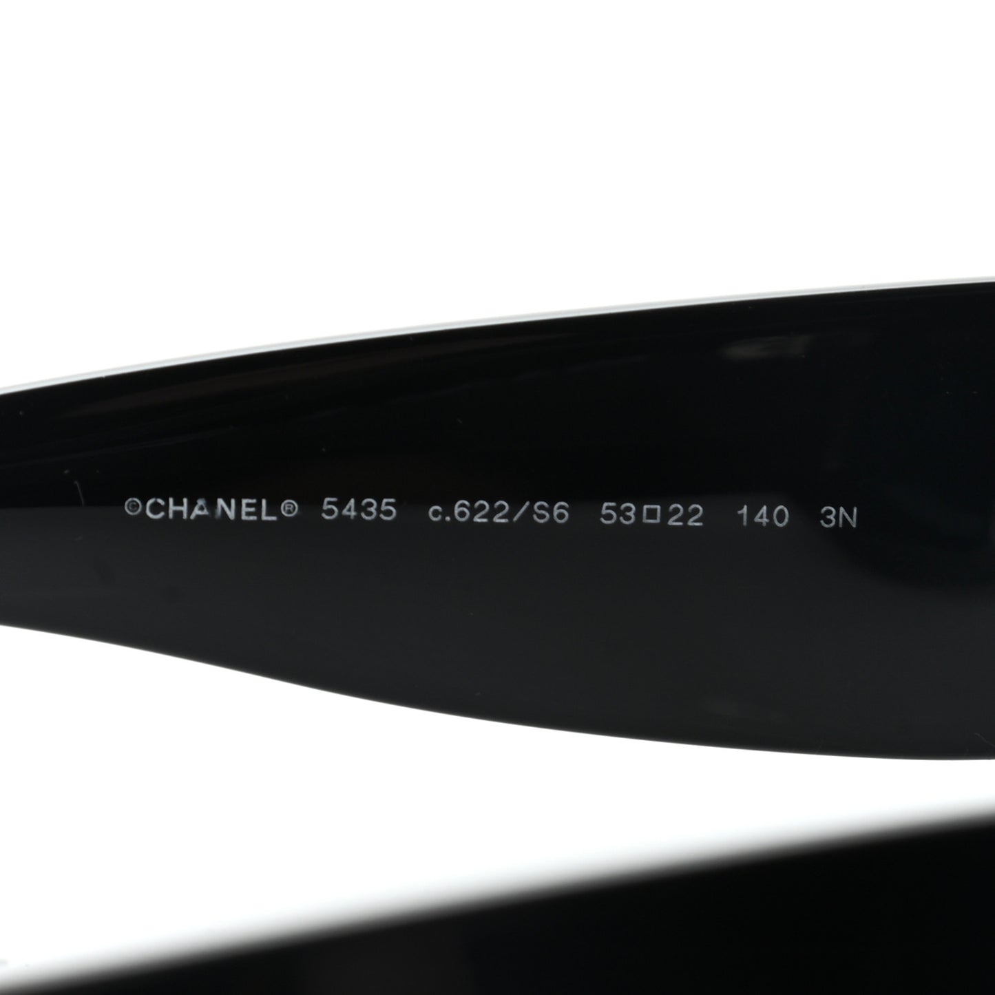 Acetate Rectangle Sunglasses 5435 Black