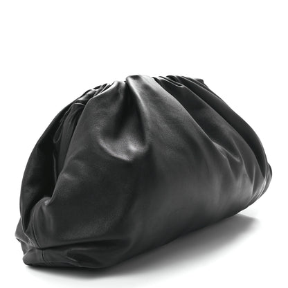 Bottega Veneta Smooth Butter Calf The Pouch Oversized Clutch Black 3 of 12