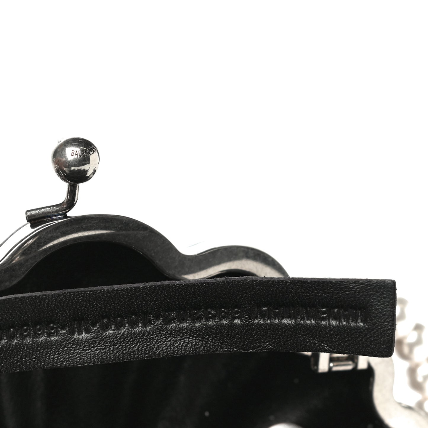 Satin Pearl Shell Clutch Bag Black