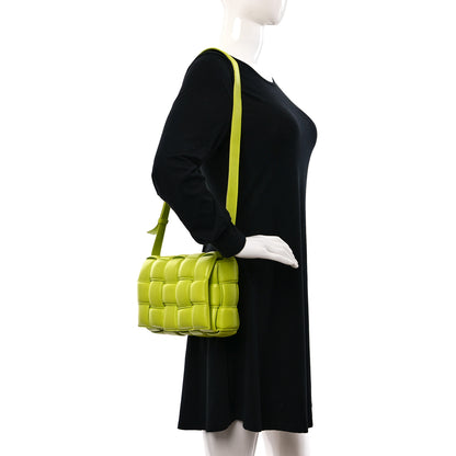 Bottega Veneta Nappa Maxi Intreccio Padded Cassette Crossbody Bag Kiwi 2 of 9