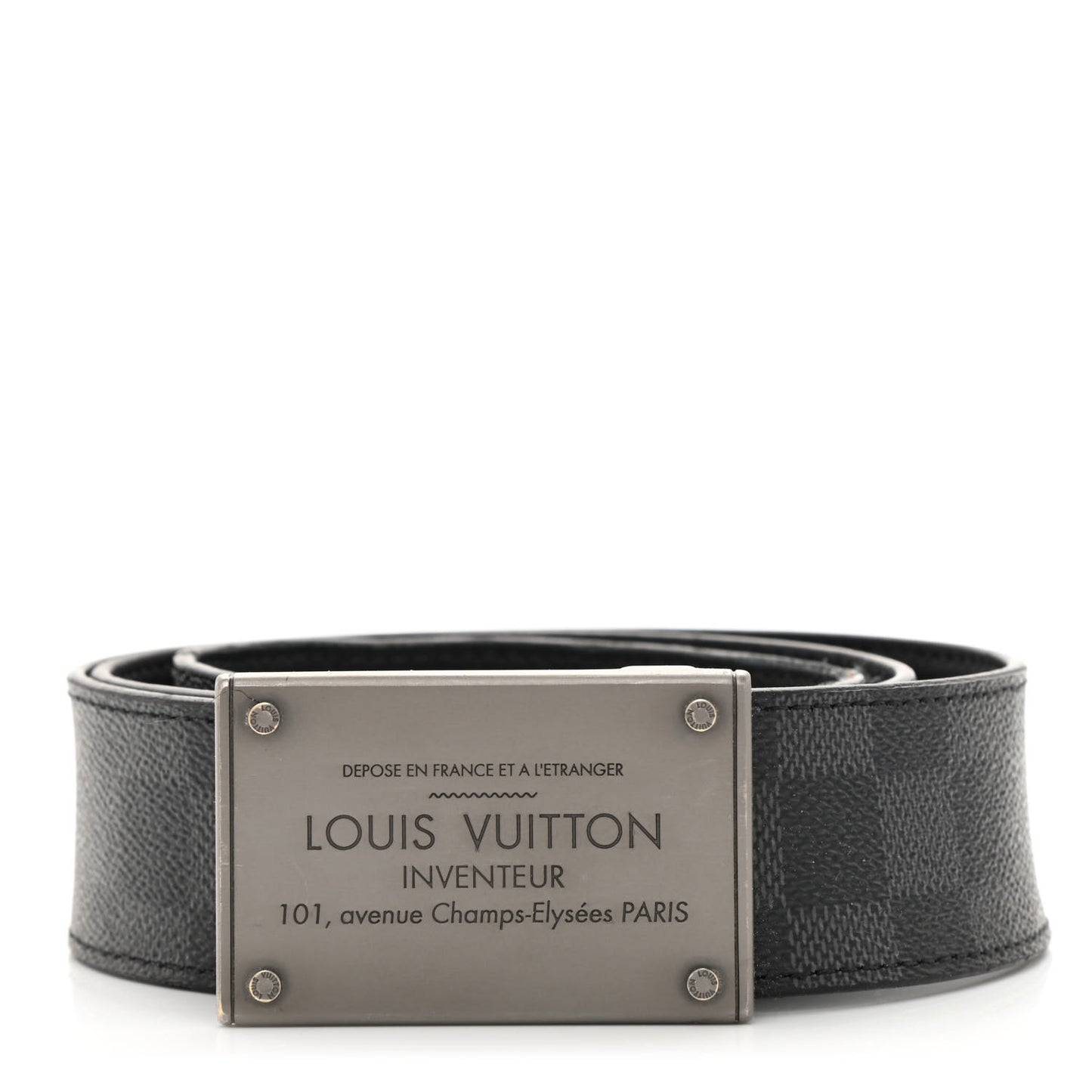Damier Graphite Infini Neo Inventeur 40mm Reversible Belt 90 36 Black
