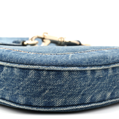 Gucci Denim Small Jackie Shoulder Bag Blue Denim 10 of 10