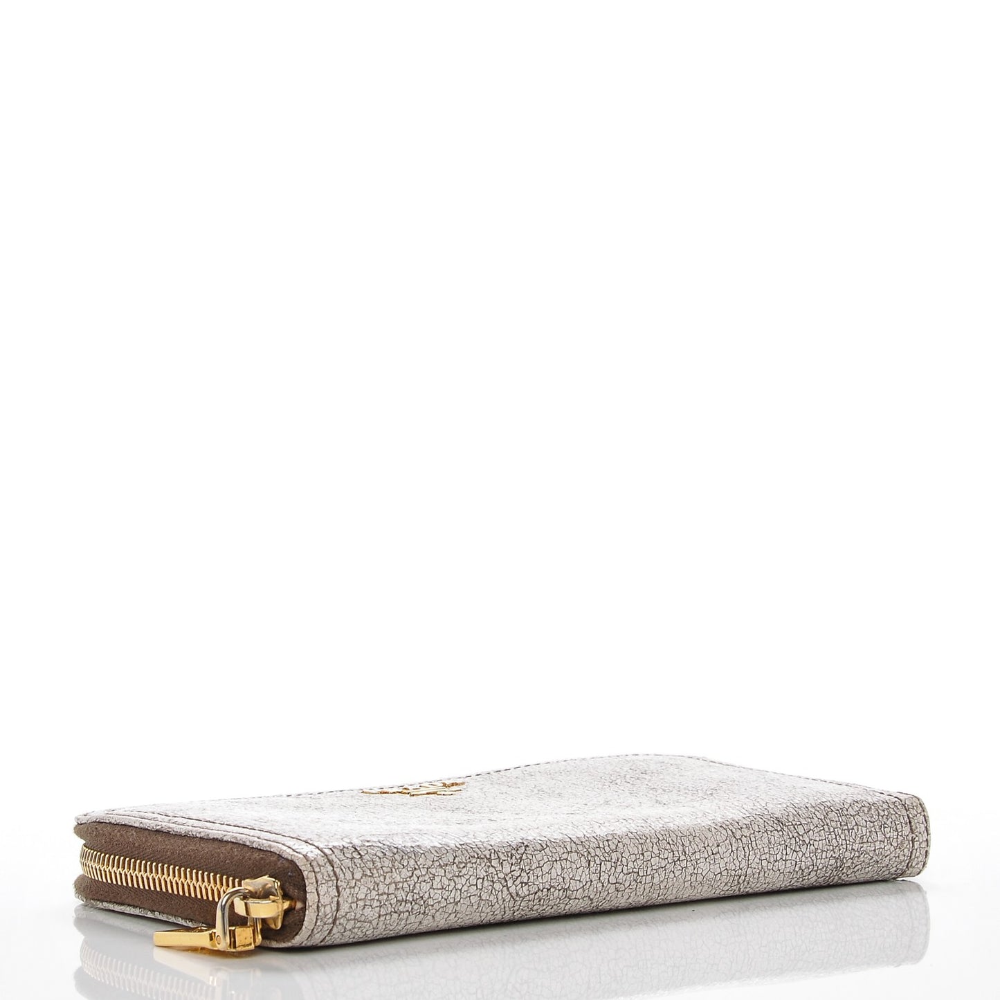 Craquele Zip Around Wallet Talco