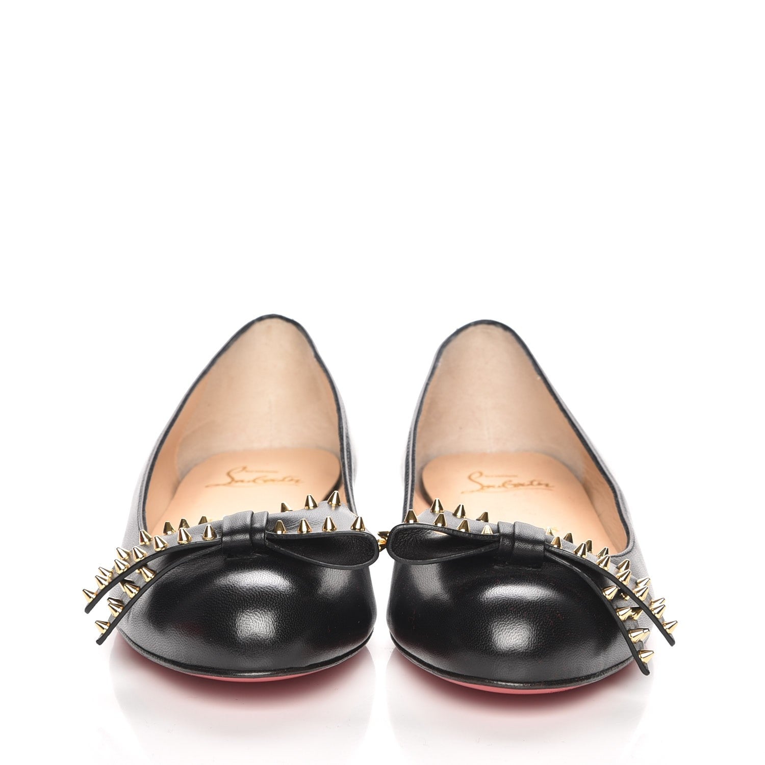 Christian Louboutin Nappa Ballalarina Flats 36.5 Black 2 of 7