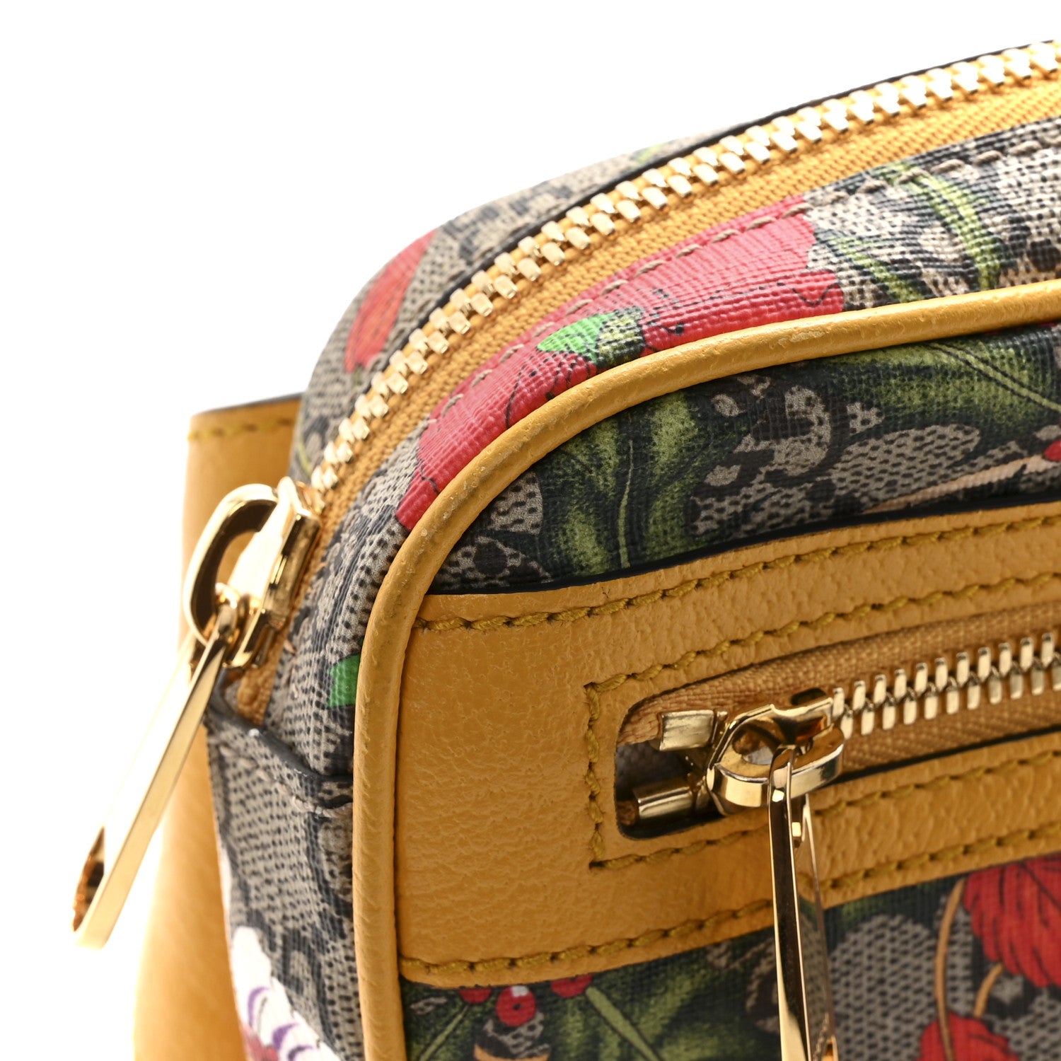Gucci GG Supreme Monogram Flora Medium Ophidia Belt Bag Beige Multicolor Crop 11 of 13
