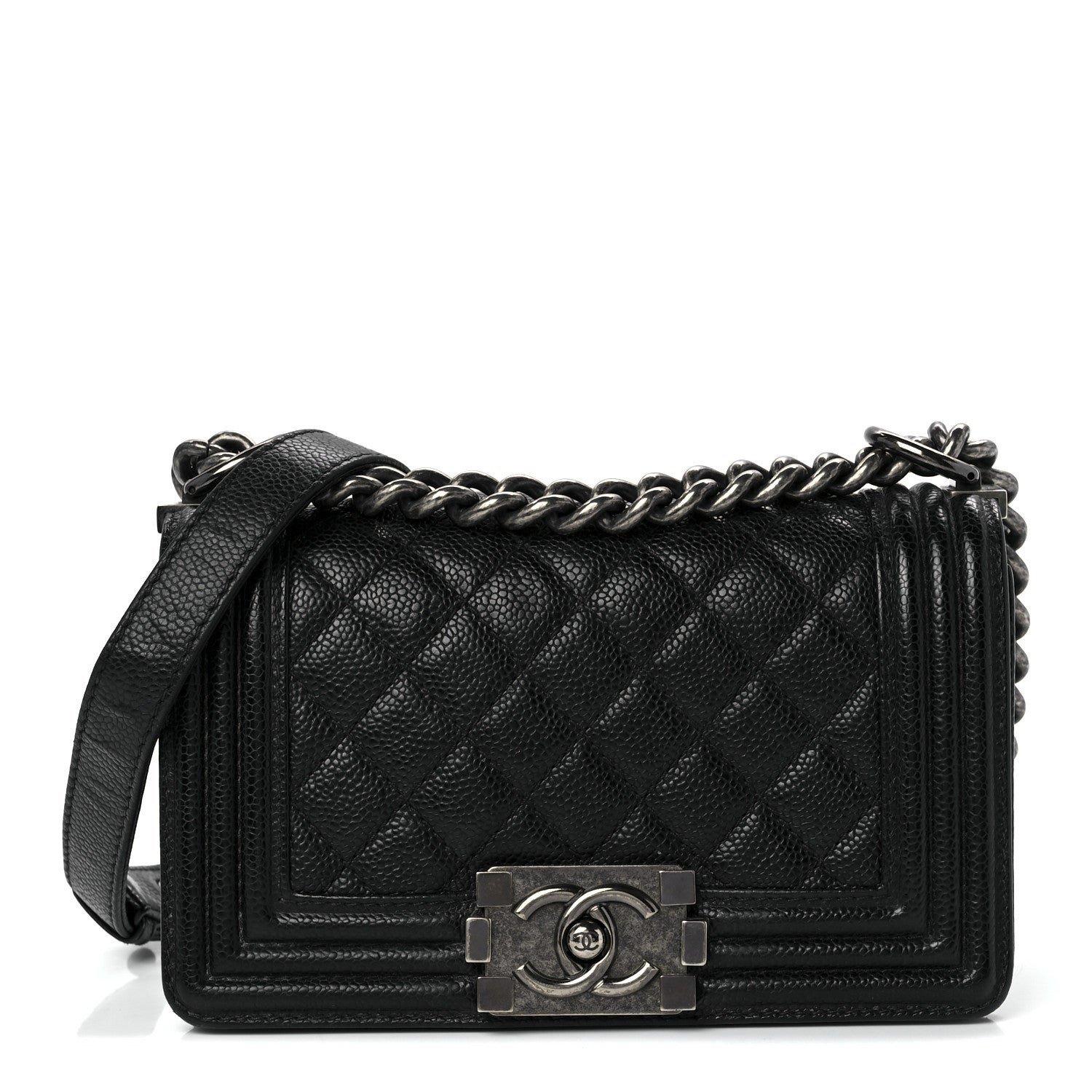 Chanel Caviar Quilted Small Boy Flap Black 1 of 11