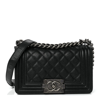 Chanel Caviar Quilted Small Boy Flap Black 1 of 11