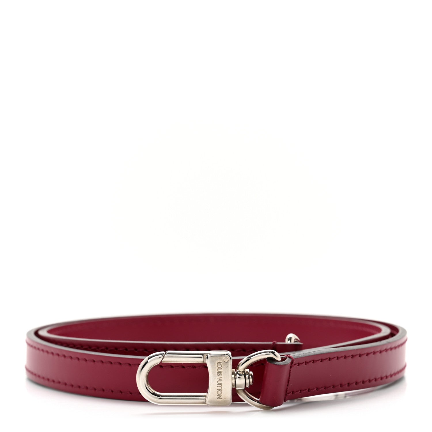 Louis Vuitton Calfskin 16mm Adjustable Shoulder Strap Fuchsia 1 of 3