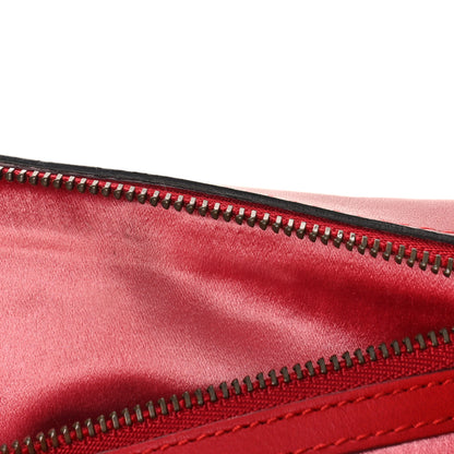 Gucci Jacquard Matelasse Floral Medium GG Marmont Shoulder Bag Red 10 of 10