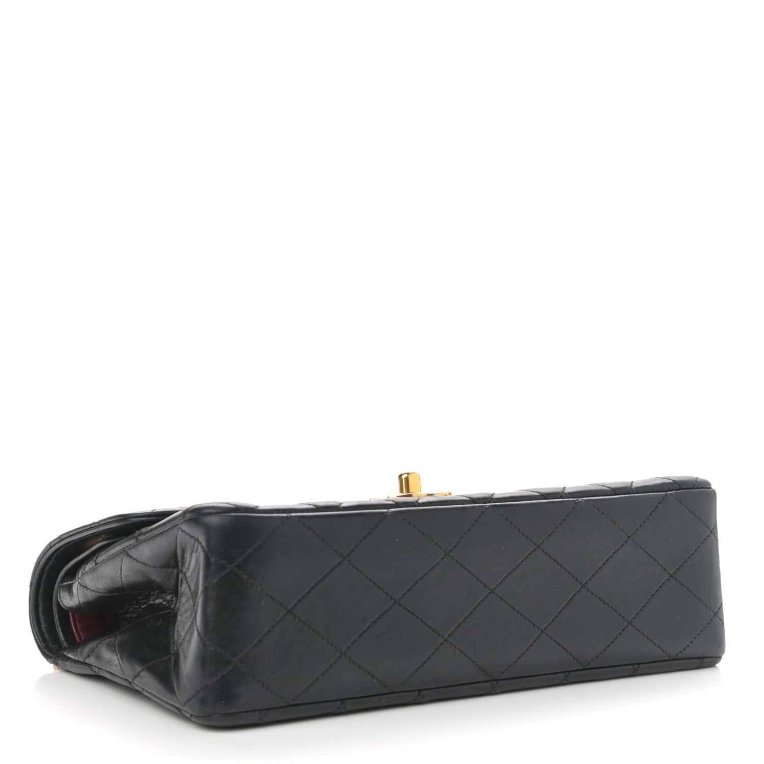 Chanel Lambskin Quilted Small Double Flap Black 3 of 13