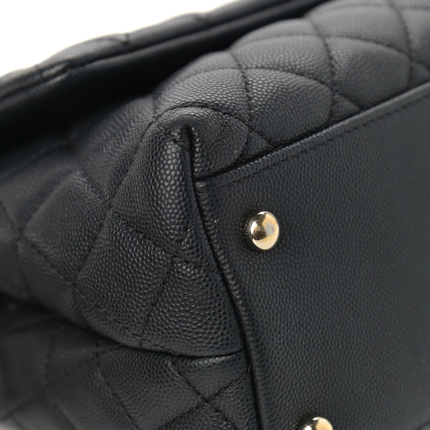 Chanel Caviar Quilted Small Coco Handle Flap Black 11 of 14