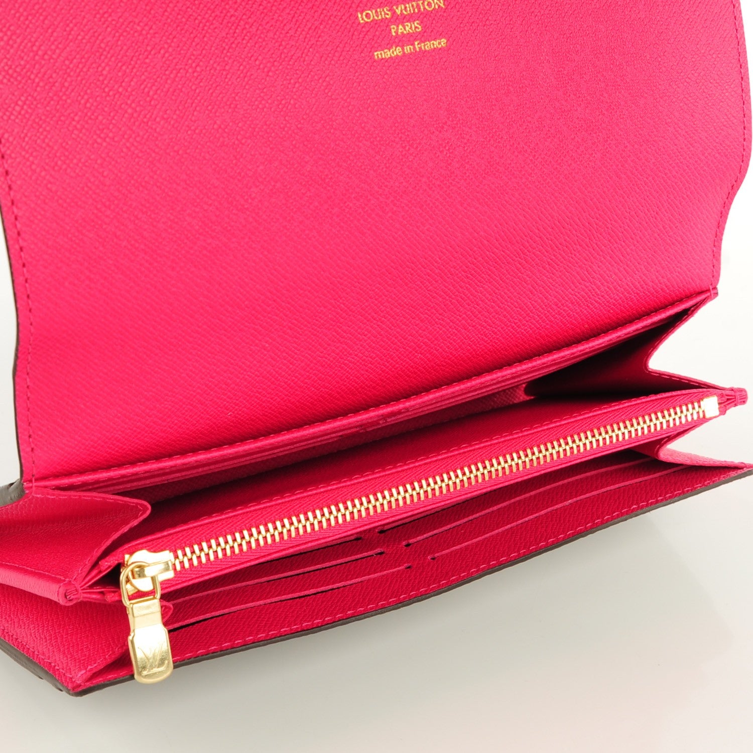 Louis Vuitton Monogram 2015 Christmas Animation Sarah Wallet Hibiscus 5 of 7