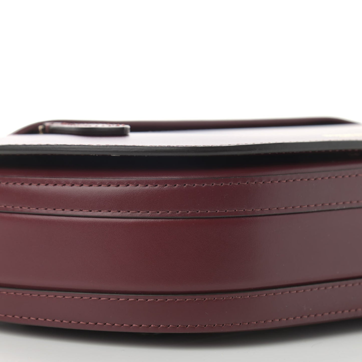 Calfskin Small Olympia Shoulder Bag Burgundy