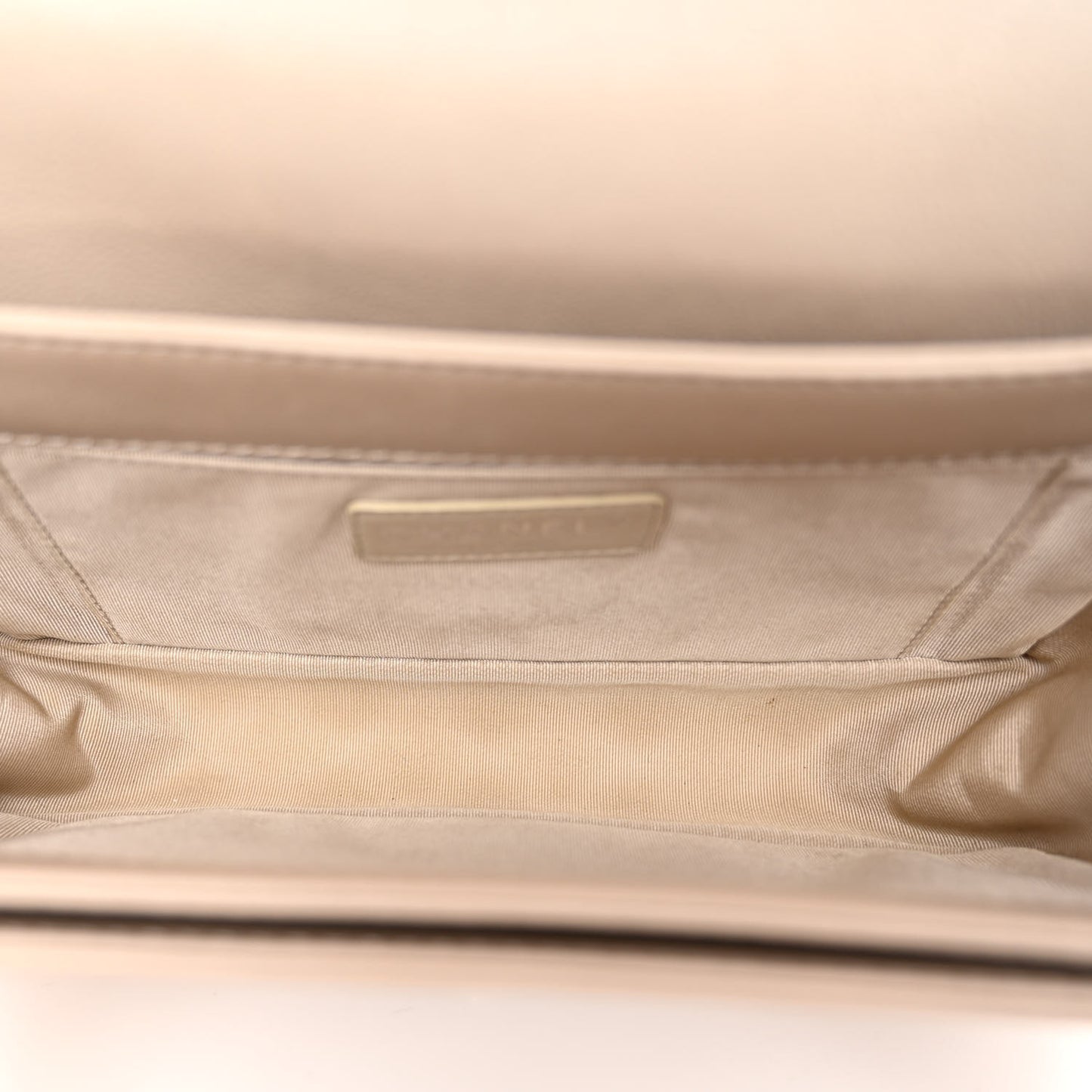 Calfskin Medium Boy Reverso Flap Beige