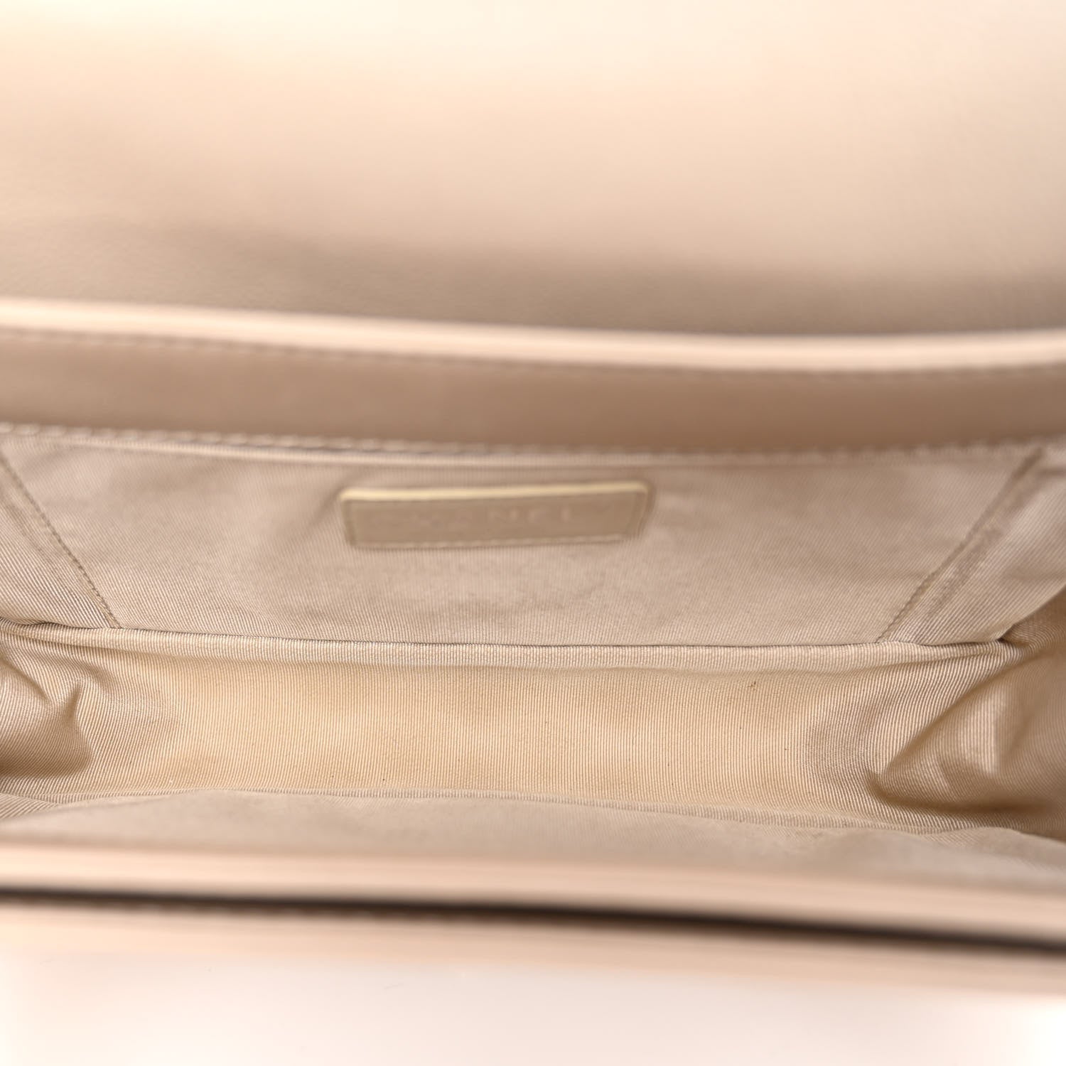 Chanel Calfskin Medium Boy Reverso Flap Beige 5 of 10
