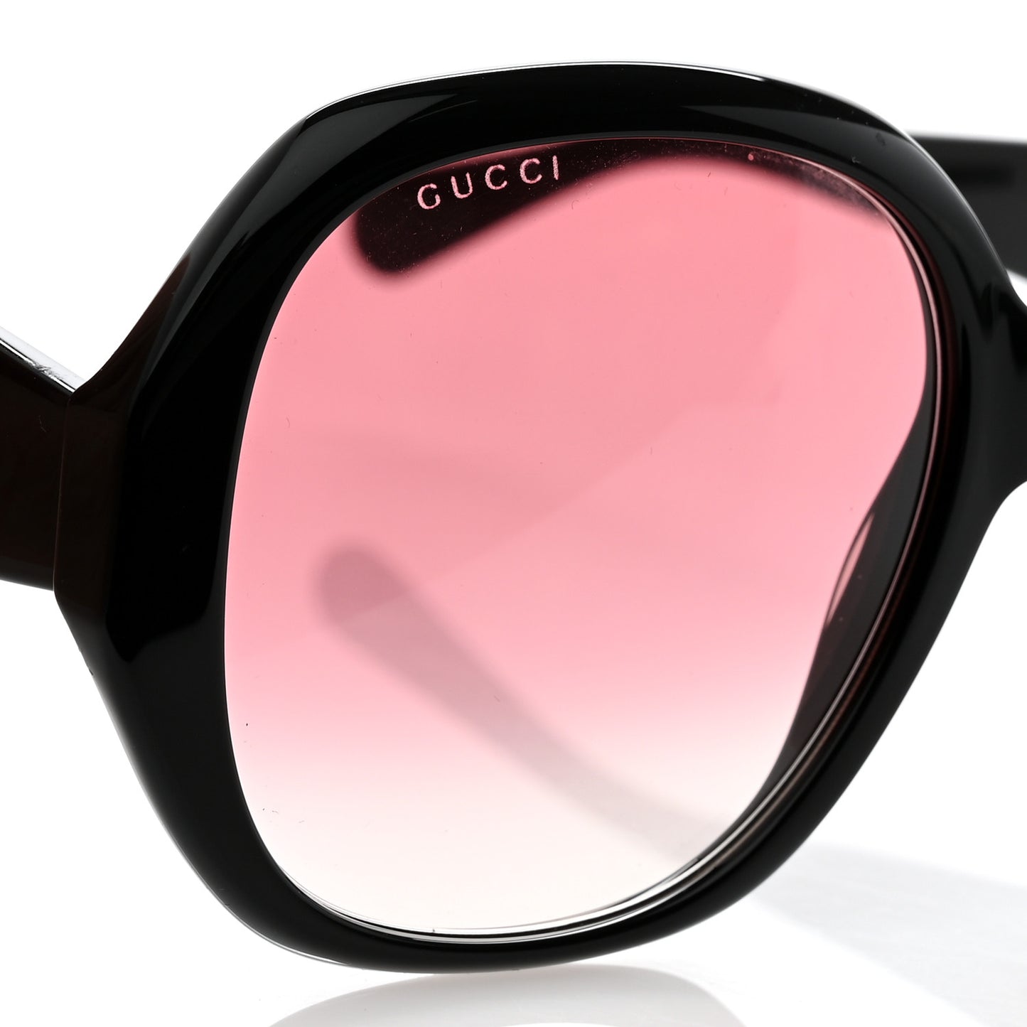 Acetate Round Frame Sunglasses GG0796S Black