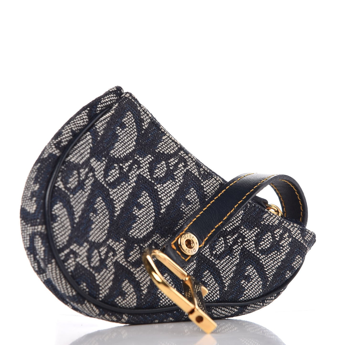 Monogram Saddle Coin Purse Navy