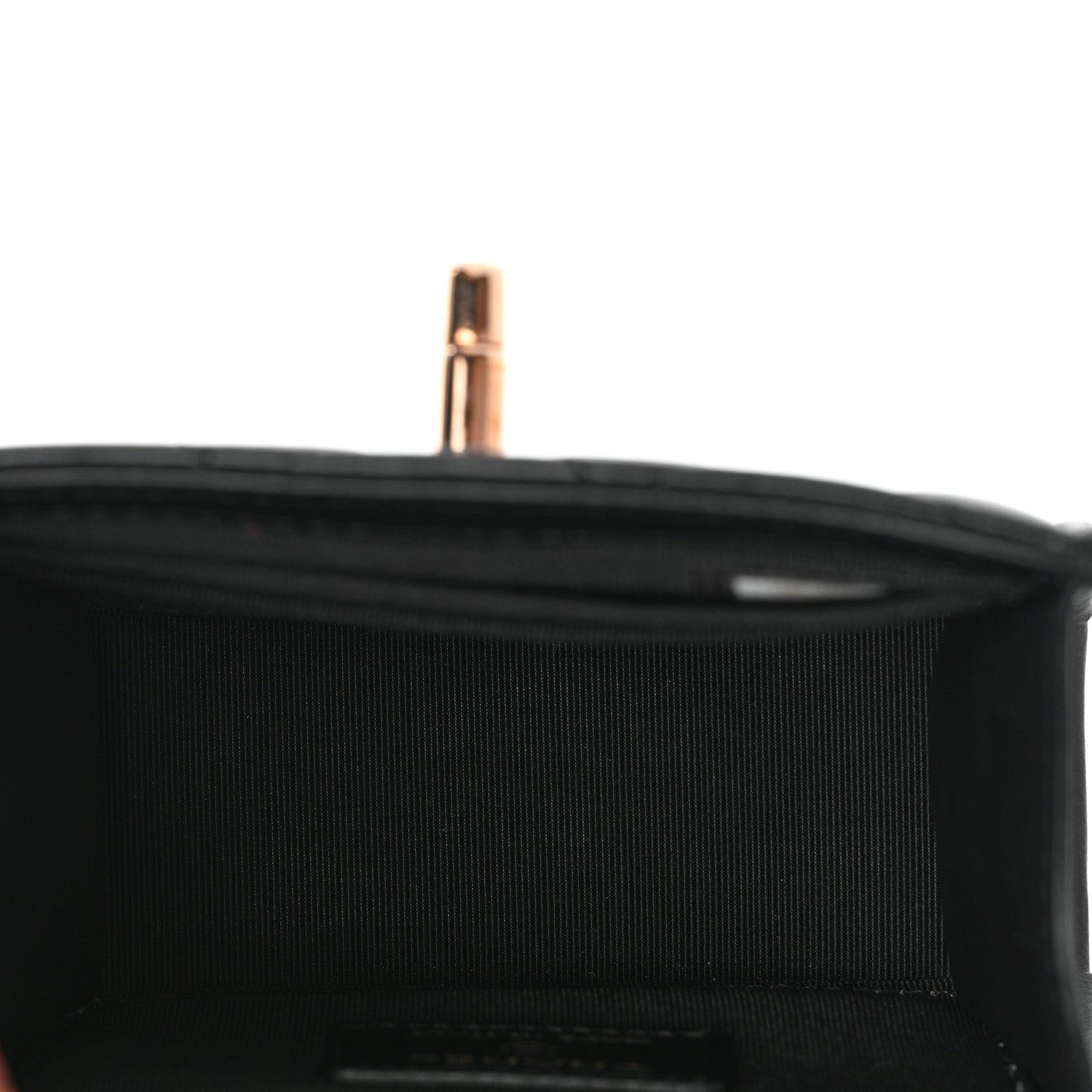 Chanel Lambskin Quilted Mini Trendy CC Clutch With Chain Black 5 of 9