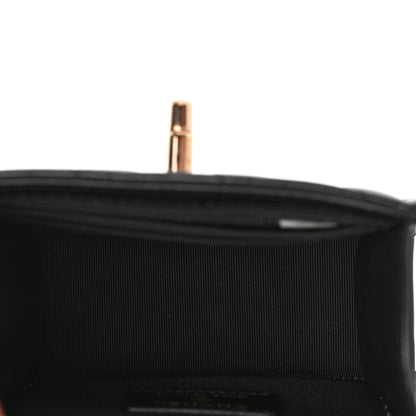 Chanel Lambskin Quilted Mini Trendy CC Clutch With Chain Black 5 of 9