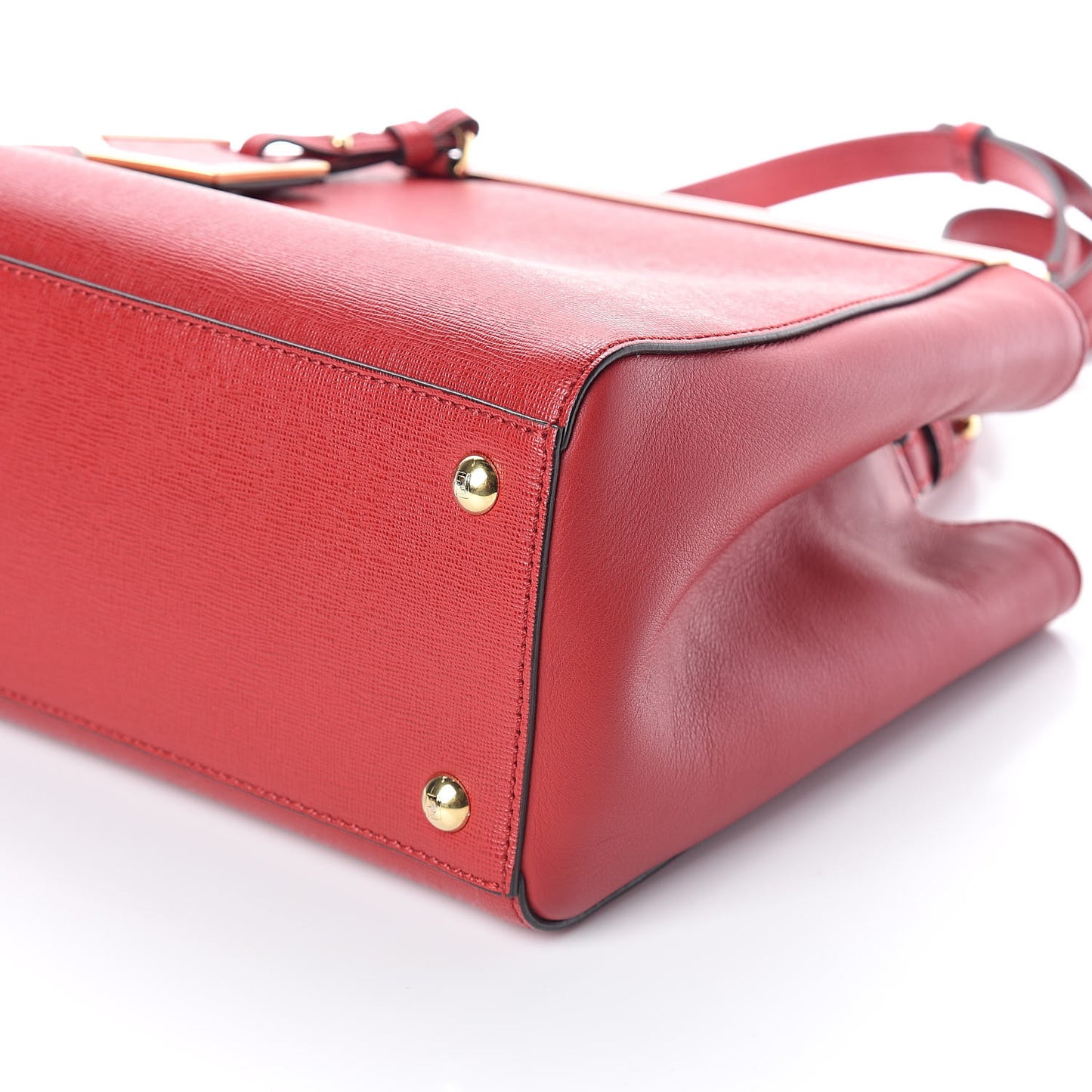 Vitello Elite Flamingo Petite 2Jours Tote Mattone
