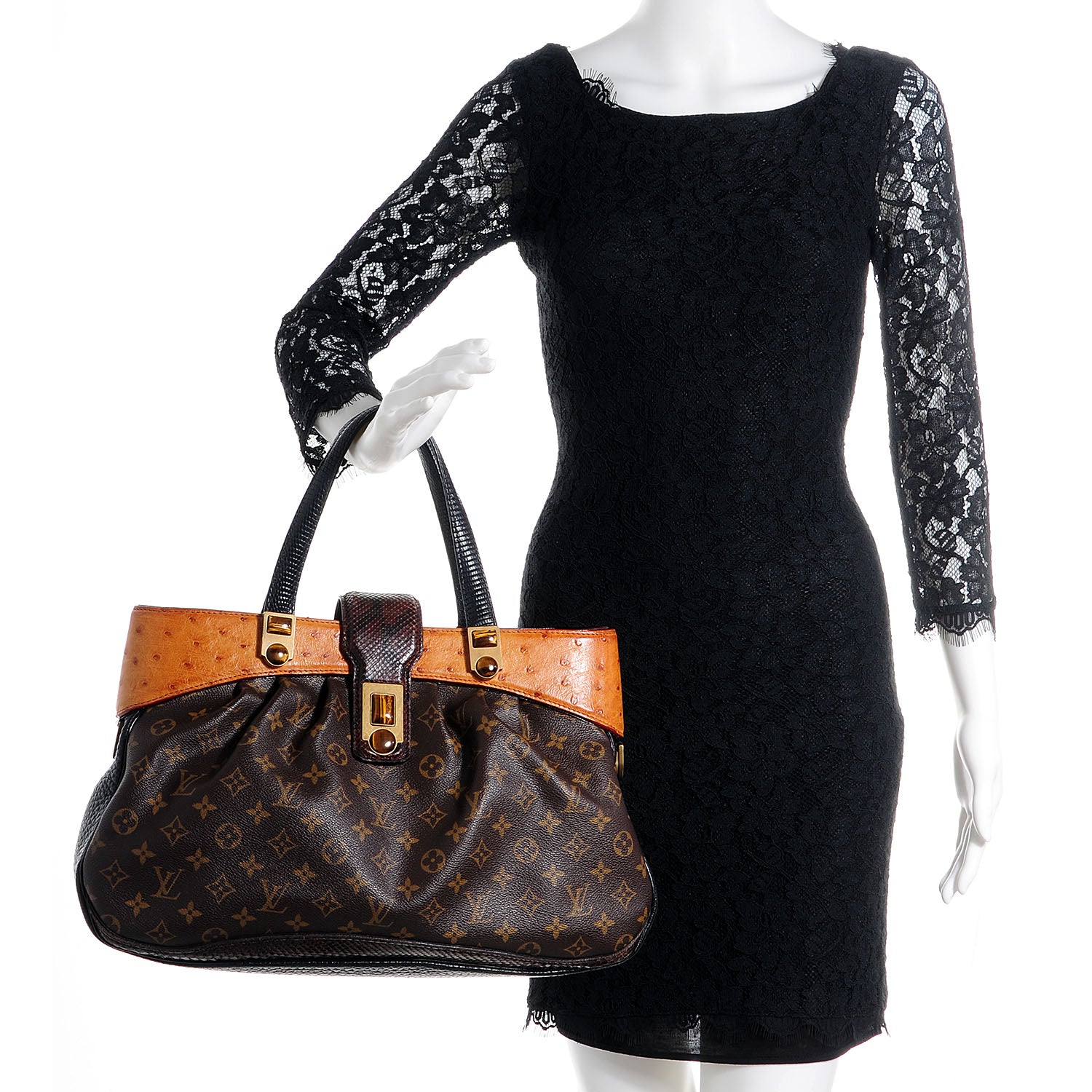 Louis Vuitton Monogram Ostrich Oskar Waltz 2 of 7