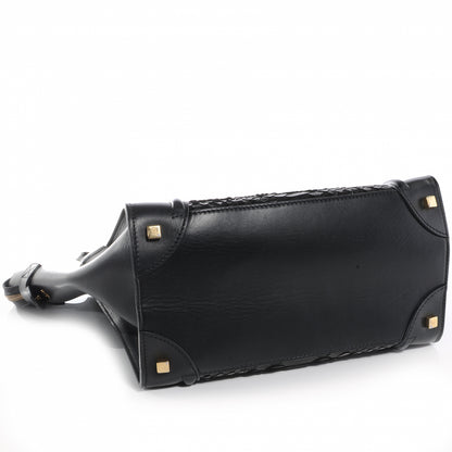 Celine Python Mini Luggage Black 4 of 8