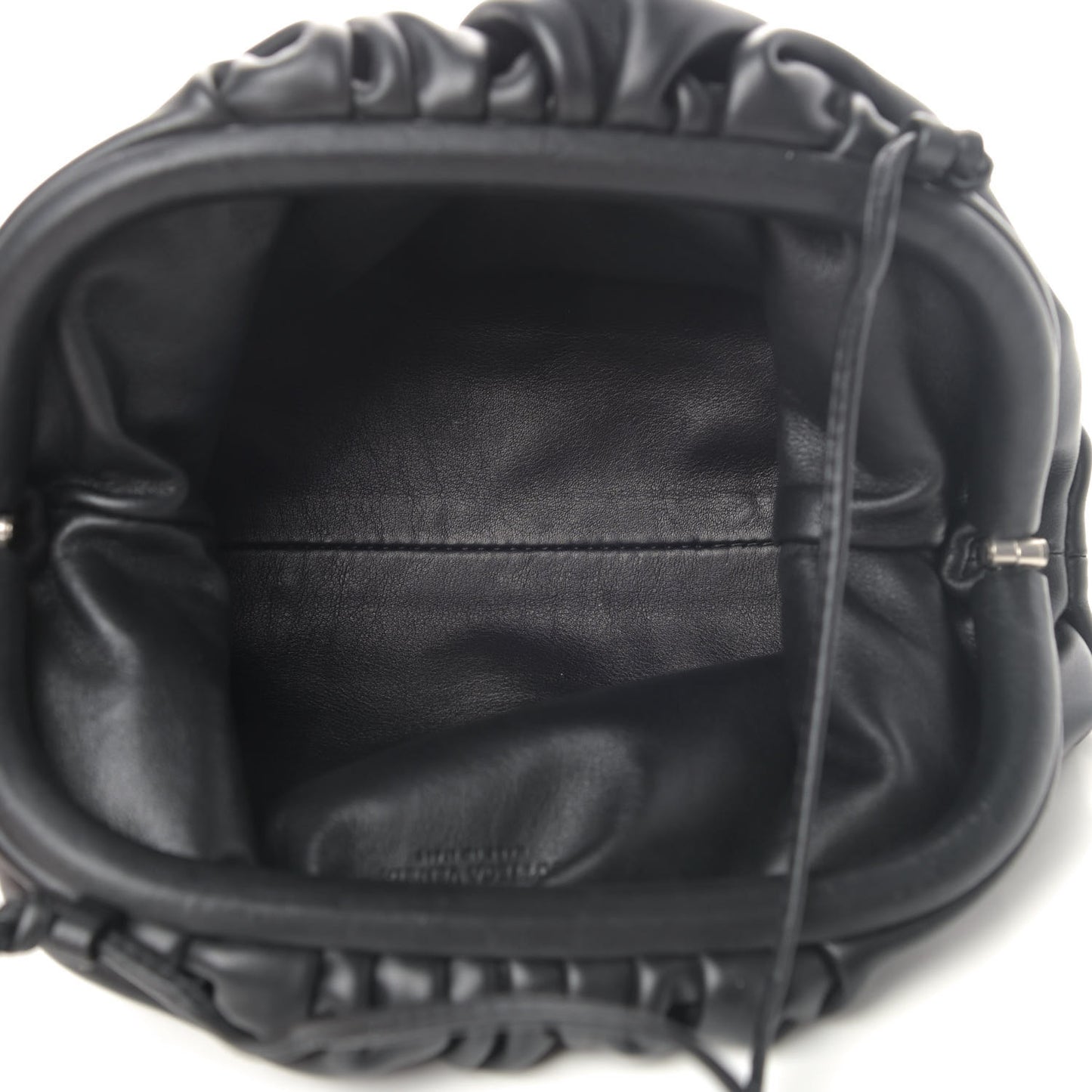 Butter Calfskin The Mini Pouch Black