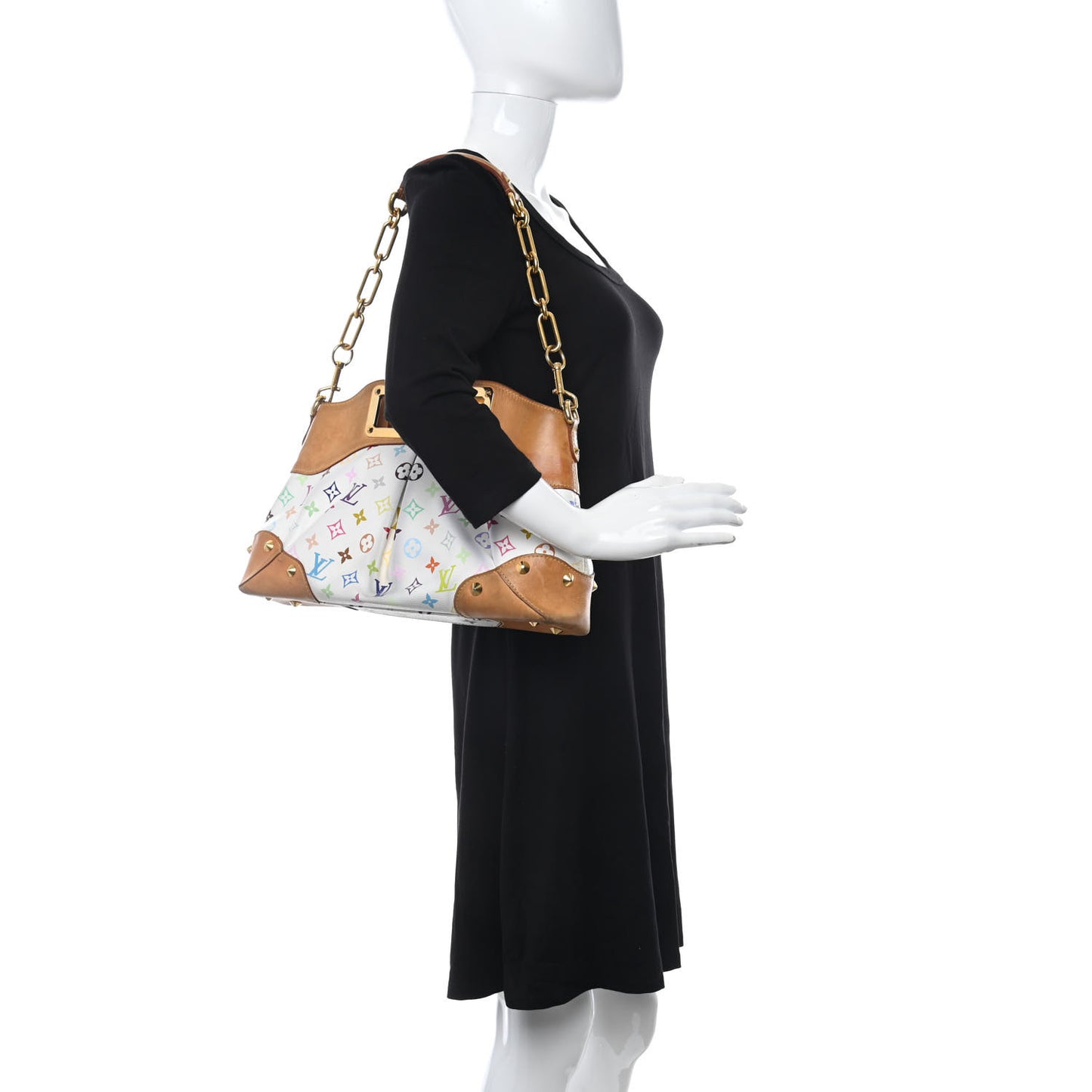 Monogram Multicolor Judy MM White