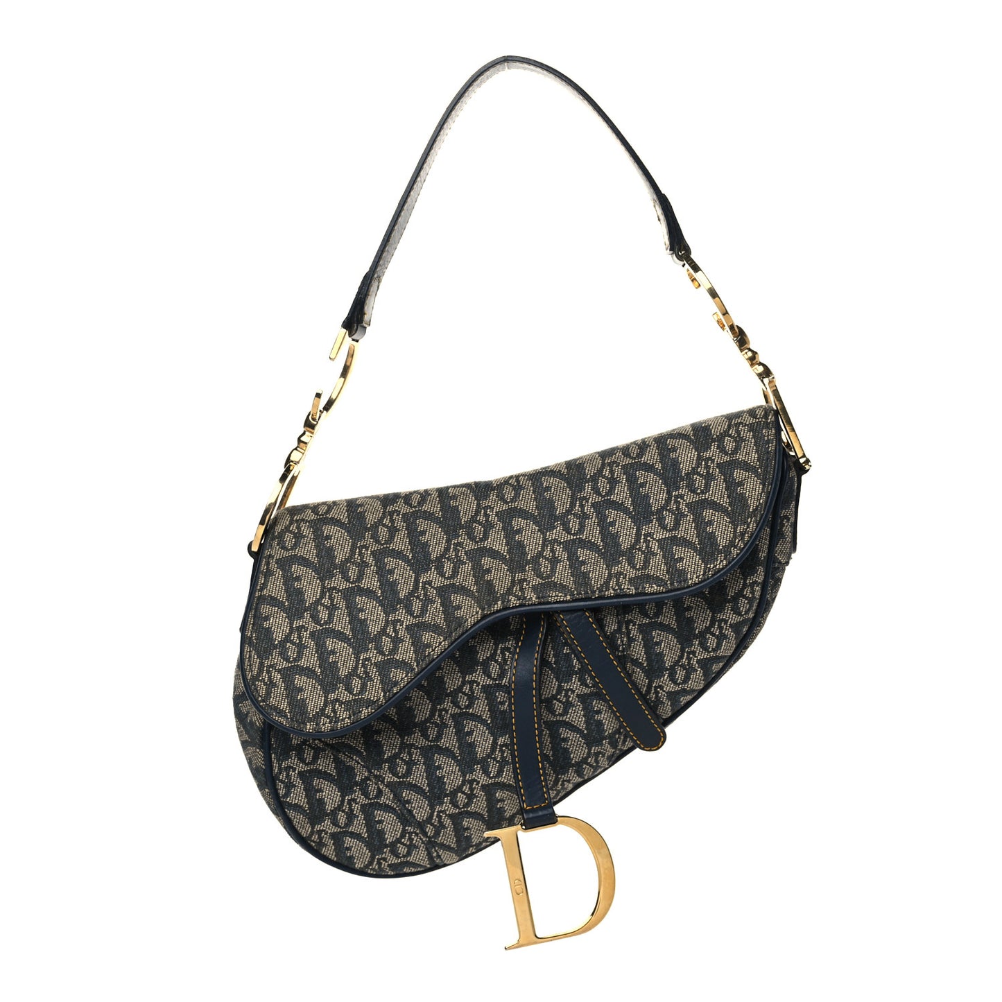 Monogram Saddle Bag Blue