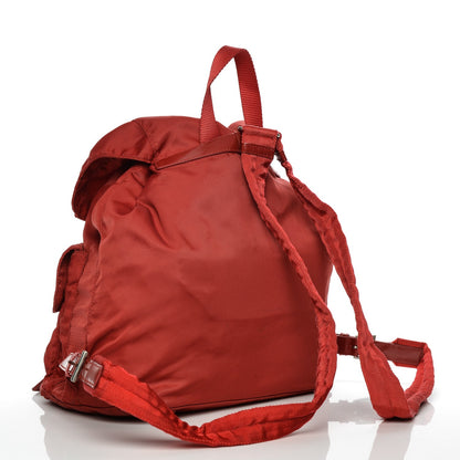 Prada Nylon Vela Small Backpack Rosso 3 of 11