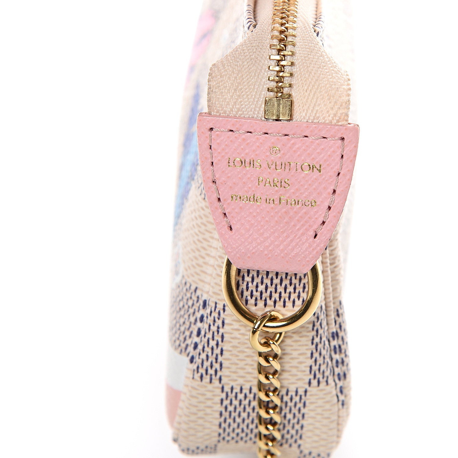 Louis Vuitton Damier Azur 2018 Christmas Animation Mini Pochette Accessories 5 of 6
