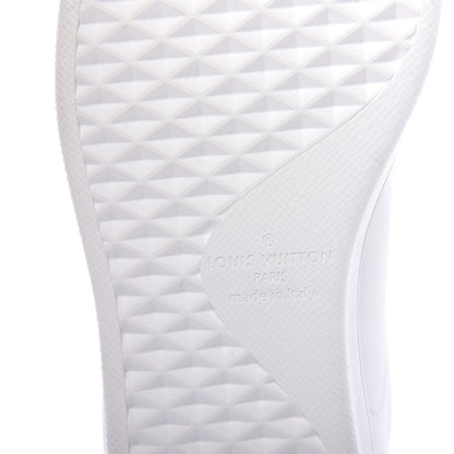 Louis Vuitton Calfskin Luxembourg Sneakers 7.5 White Bleu 8 of 8