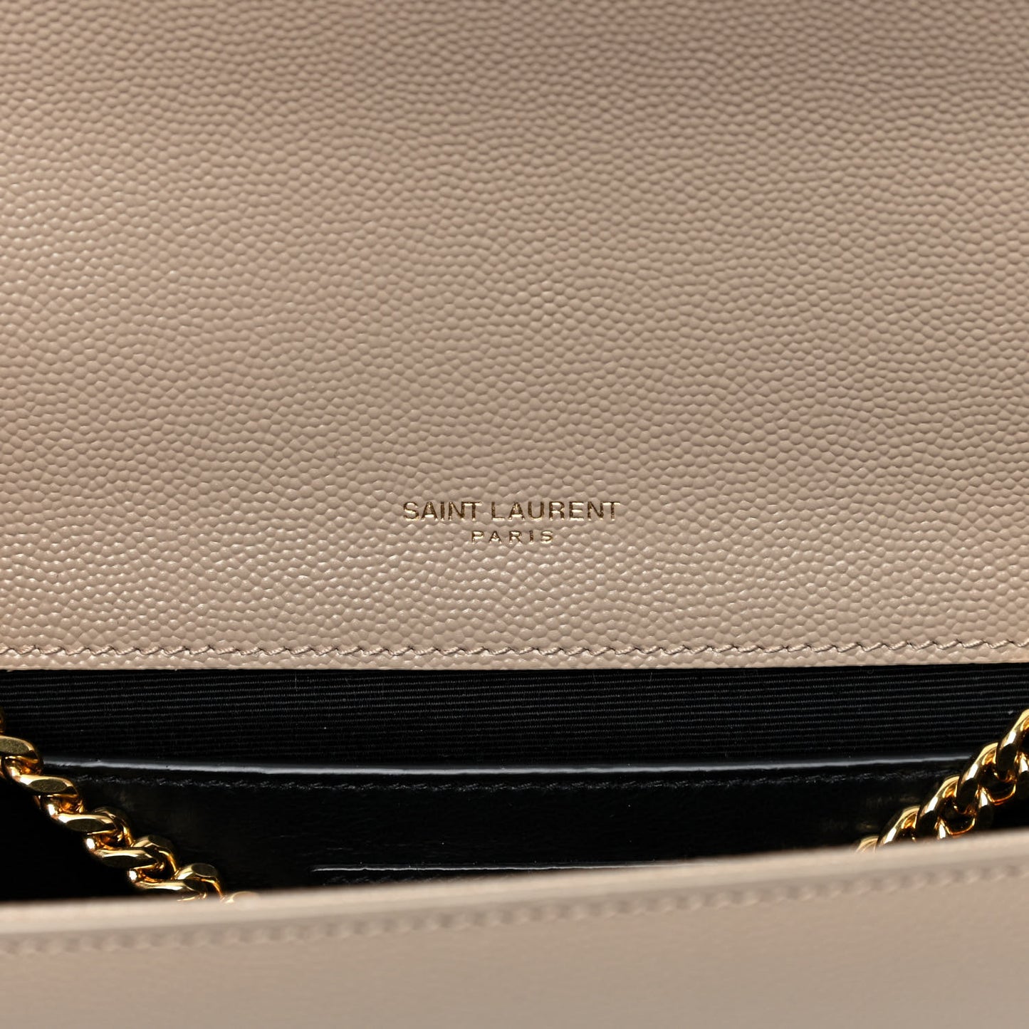 Grain De Poudre Medium Monogram Kate Satchel Dark Beige