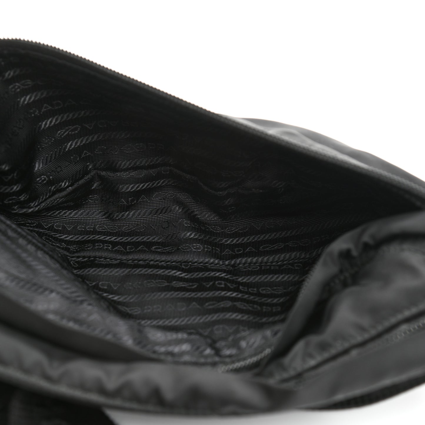 Tessuto Nylon Montagna Belt Bag Black