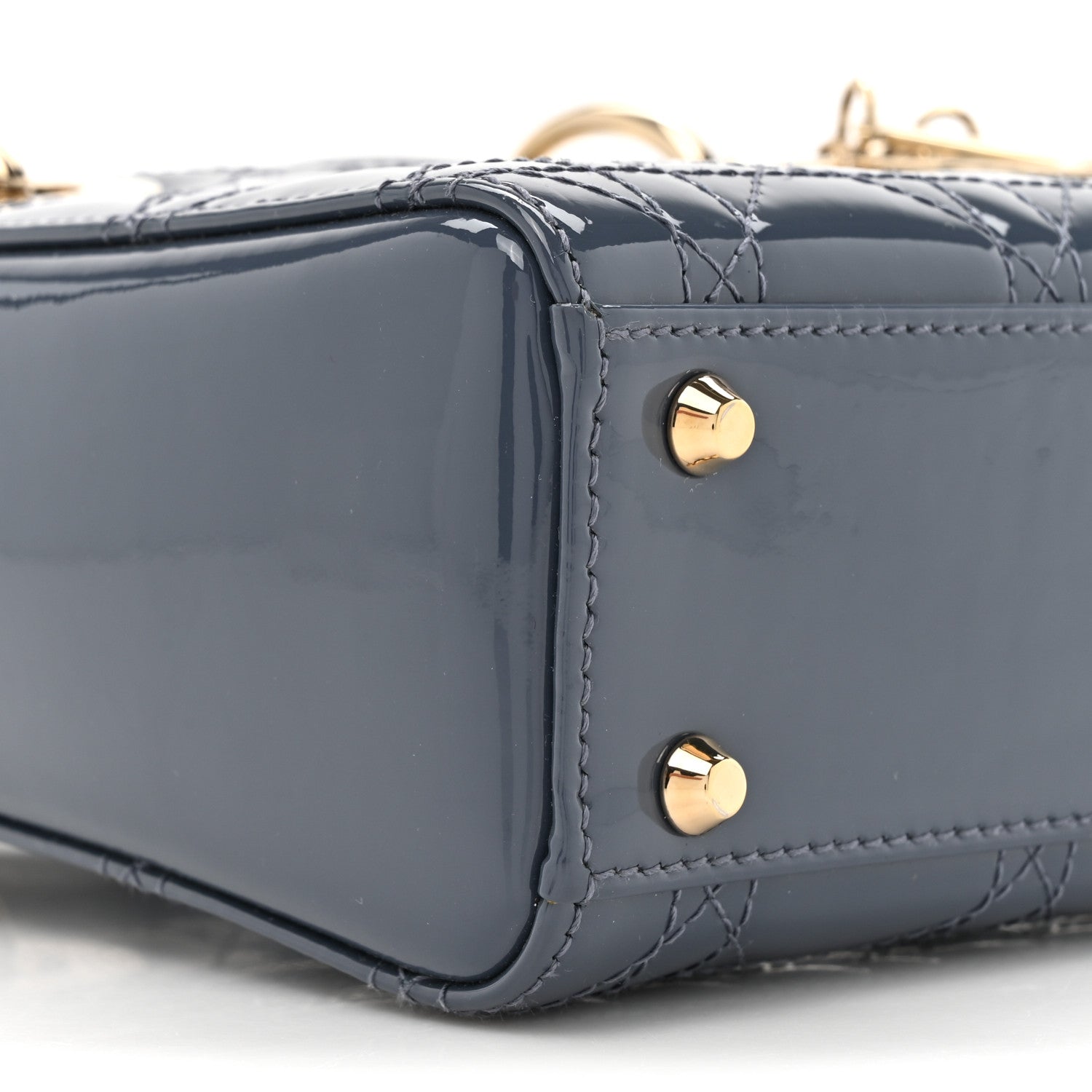 Christian Dior Patent Cannage Mini Lady Dior Pastel Night 10 of 11