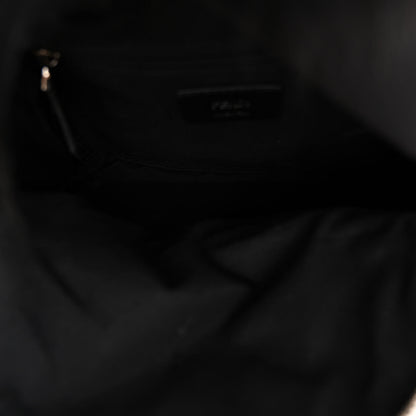 Fendi Nylon Vitello Dolce Goat Fox Fur Crocodile Monster Eyes Mini Backpack Black Sunflower 5 of 10