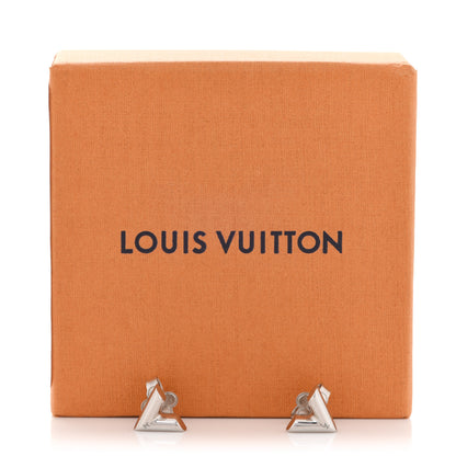 Louis Vuitton Essential V Stud Earrings Silver 5 of 5