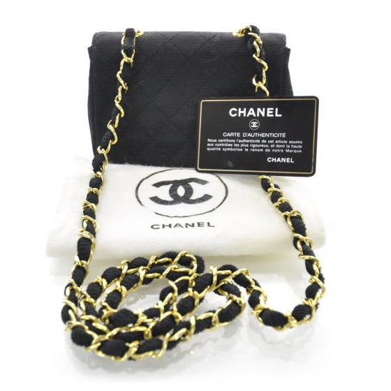 Chanel Nylon Mini Flap Black 3 of 10