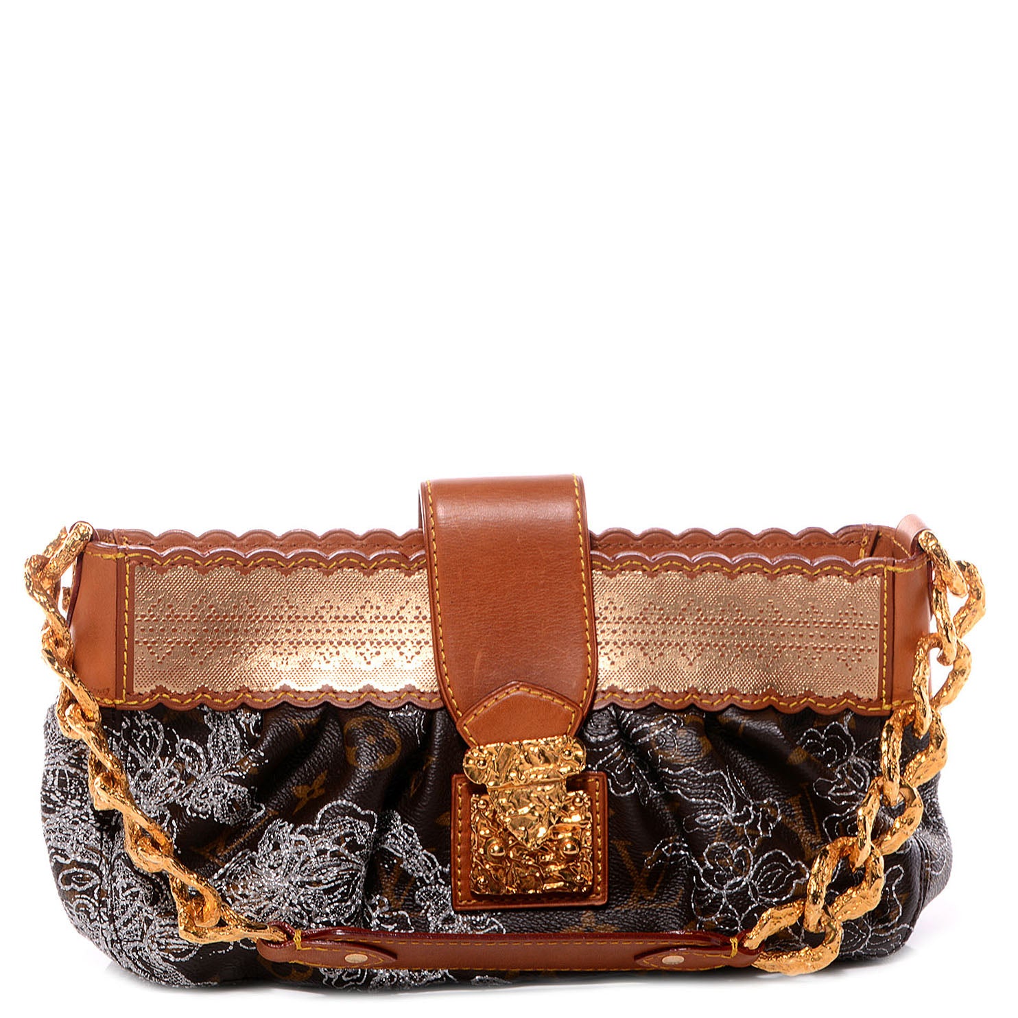 Louis Vuitton Monogram Dentelle Kirsten Silver 1 of 8