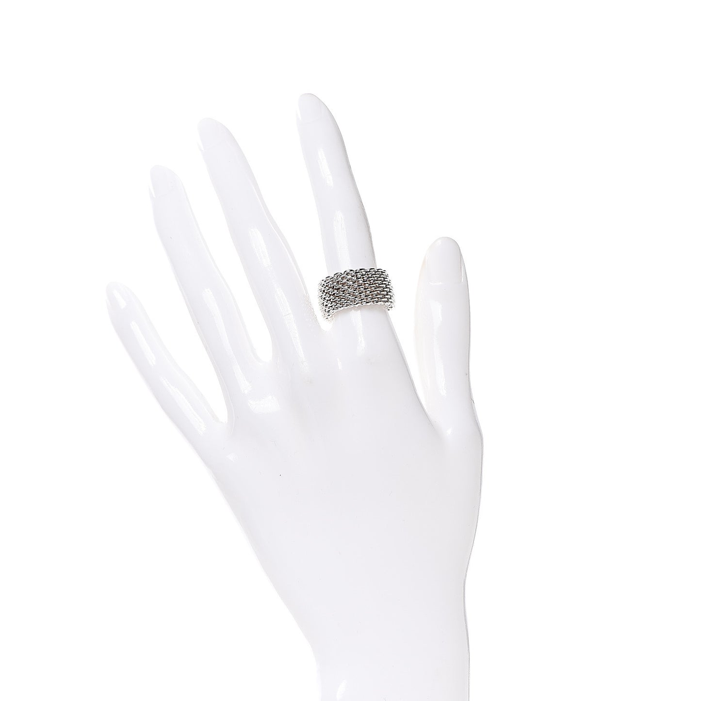 Sterling Silver Somerset Mesh Ring 49 5