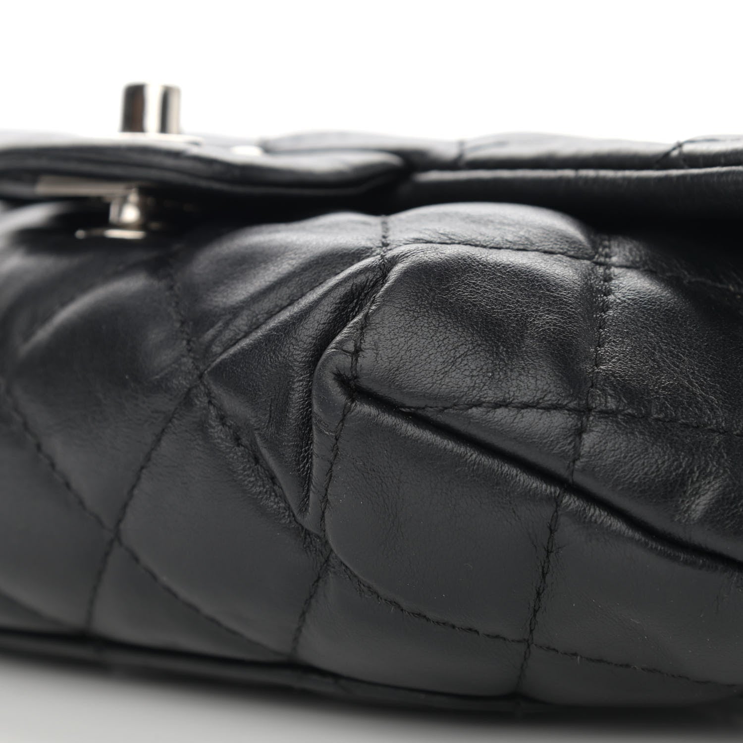 Chanel Calfskin Quilted CC Uniform Flap Belt Bag Black 10 of 10