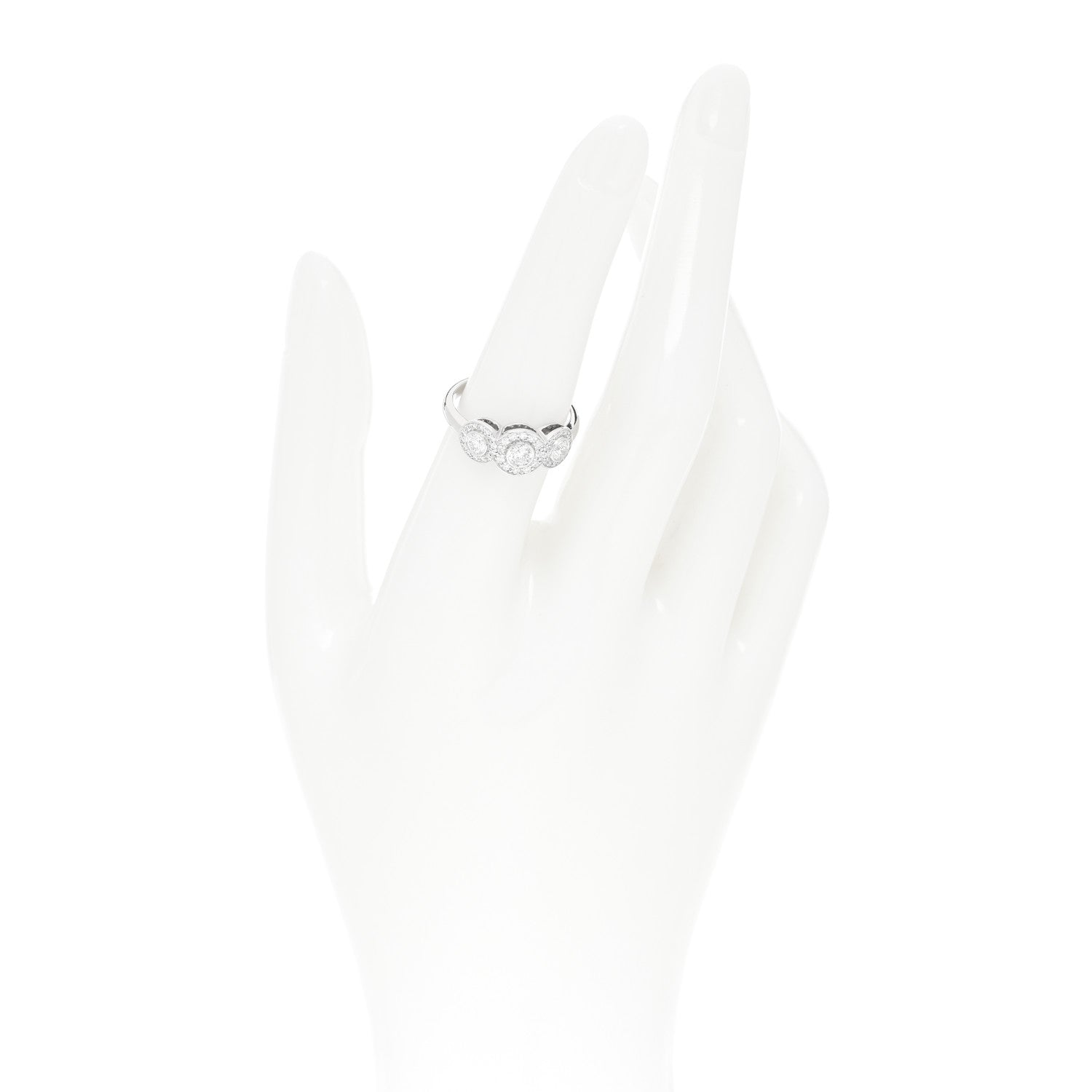 Tiffany Platinum Diamond Circlet Ring 53 6.5 2 of 4